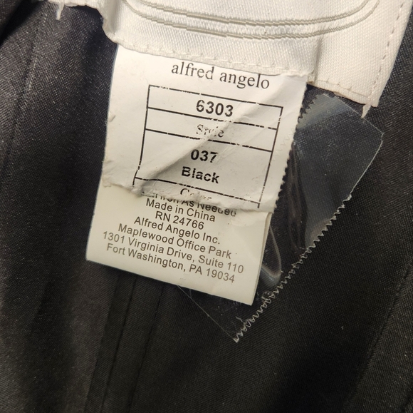 ALFRED ANGELO SIZE L Black Ruched Midi Dress Sweetheart Neckline - Picture 5 of 10